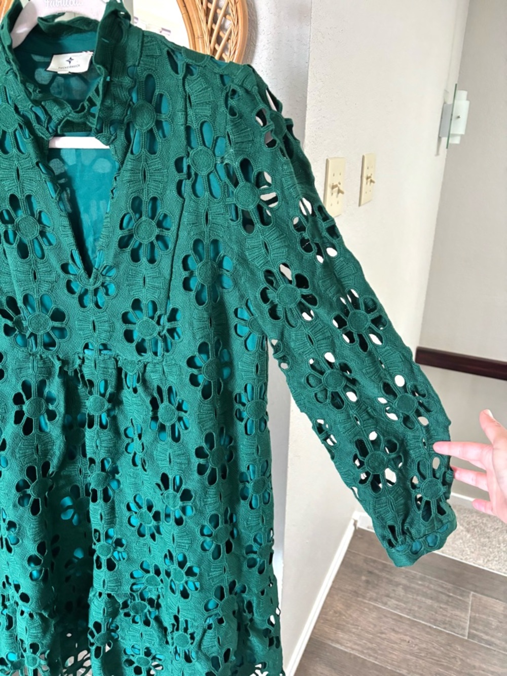 Tuckernuck / Green Lace Palmerston Dress - Picture 7 of 9